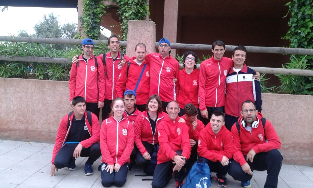 Cinco medallas para Navarra en el nacional de atletismo adaptado.